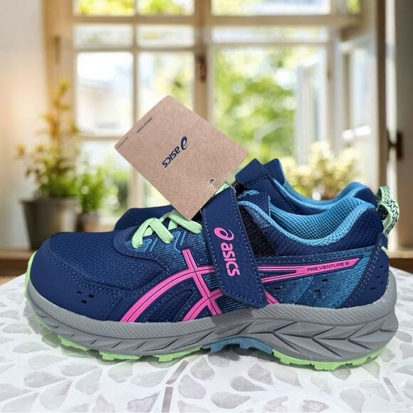 ASICS Pre Venture 9 PS Kids Supportive Sneakers Shoes Size 2 EU 33.5 - Picture 6 of 13